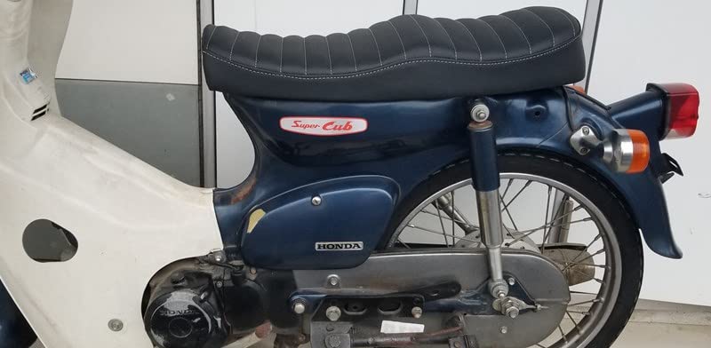スーパーカブC50 C70 C90 リトルカブ シート ダブルシートタックロール Amazon | 【x-cars】 スーパーカブ C50 C70 C90 リトルカブ シート